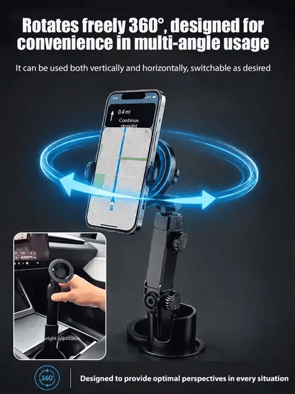Adjustable Magnetic Phone and Cup Holder