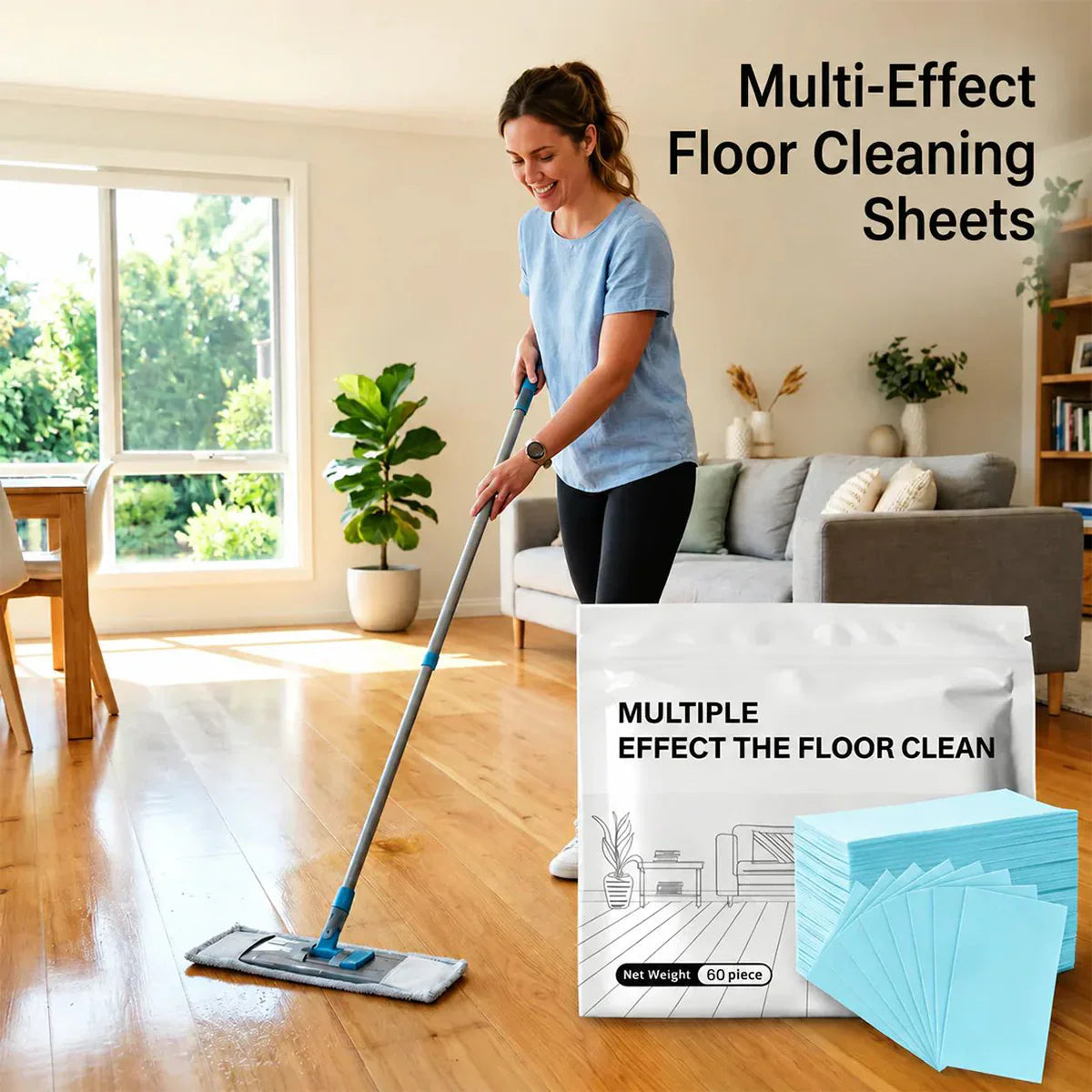 🔥200 Piece Floor Cleaning Tablets Multi-Surface Cleaner for Hardwood Laminate Tile & RV Walls Antibacterial Deodorization Maintenance