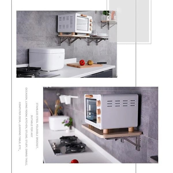 DIY Wall Mounted Folding Bracket (2PCS)