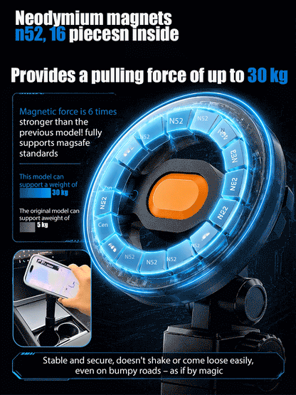 Adjustable Magnetic Phone and Cup Holder