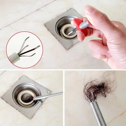 Drainage Block Remover Spring Pipe Cleaner Tool - 160 cm length |🔥BUY 1 GET 1 FREE🔥