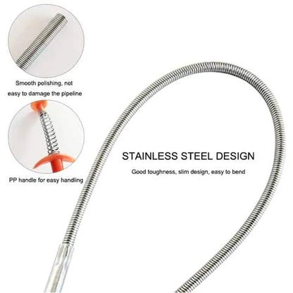 Drainage Block Remover Spring Pipe Cleaner Tool - 160 cm length |🔥BUY 1 GET 1 FREE🔥