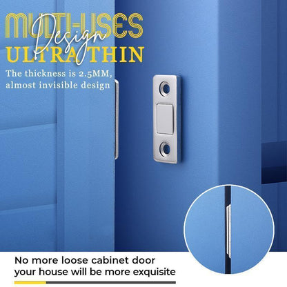 🚪 BUY 1 GET 3 FREE! 🔥 Non-Perforated Magnetic Door Closer - Easy Installation & Silent Closure, Ideal for Home and Office ✨