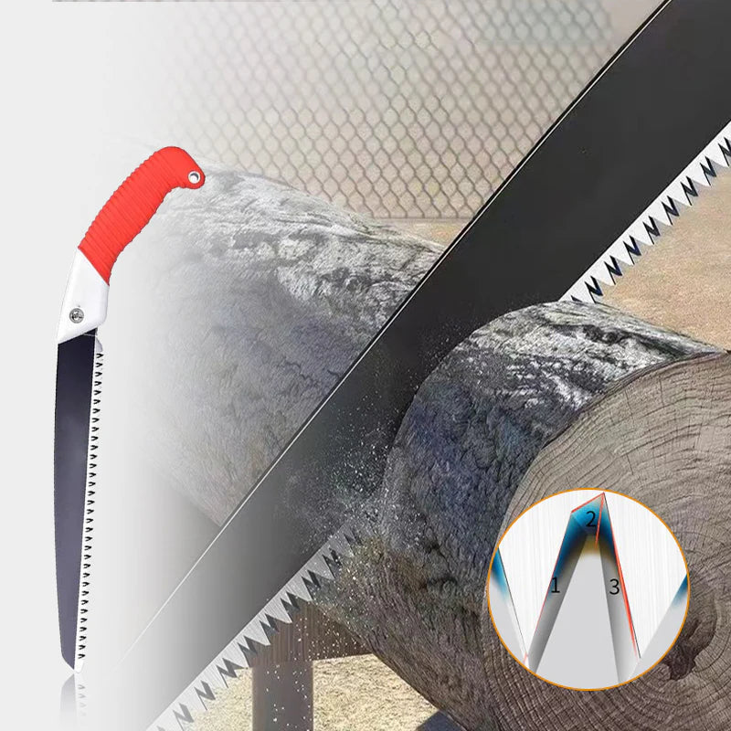 🍃👍Lightweight and sharp general purpose pruning saw with sheath🌲