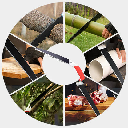 🍃👍Lightweight and sharp general purpose pruning saw with sheath🌲