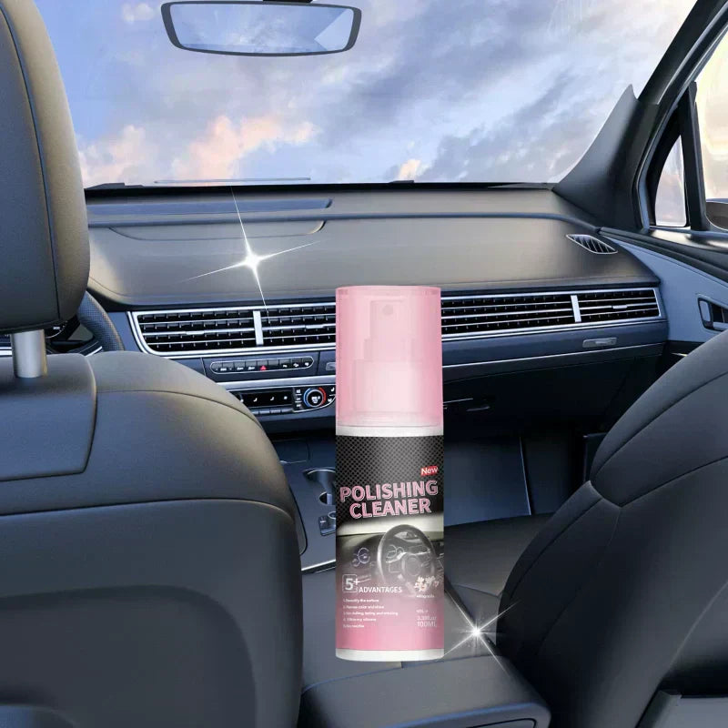 🚗 BUY 1 GET 2 FREE ! 🔥 Car Interior Polish Cleaner – Deep Cleaning, Restores Shine & Non-Toxic Formula ✨