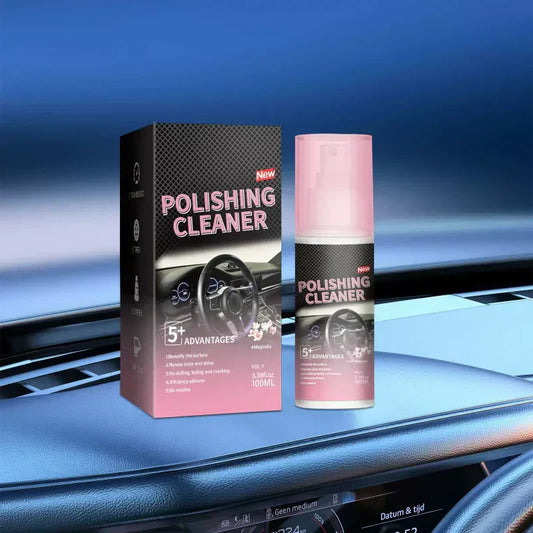 🚗 BUY 1 GET 2 FREE ! 🔥 Car Interior Polish Cleaner – Deep Cleaning, Restores Shine & Non-Toxic Formula ✨