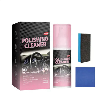 🚗 BUY 1 GET 2 FREE ! 🔥 Car Interior Polish Cleaner – Deep Cleaning, Restores Shine & Non-Toxic Formula ✨