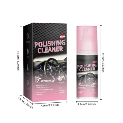 🚗 BUY 1 GET 2 FREE ! 🔥 Car Interior Polish Cleaner – Deep Cleaning, Restores Shine & Non-Toxic Formula ✨