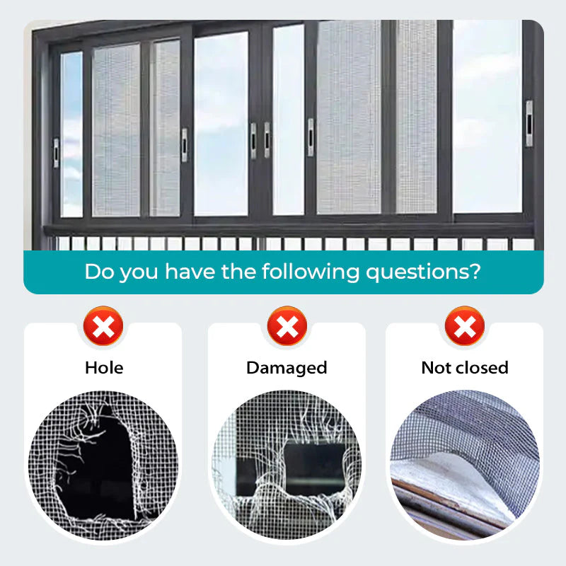 Self-adhesive DIY window screen repair tape