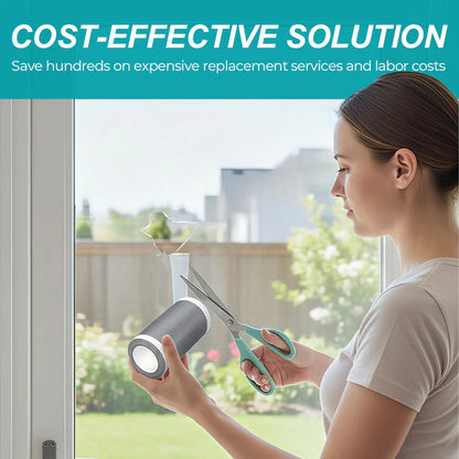 Self-adhesive DIY window screen repair tape