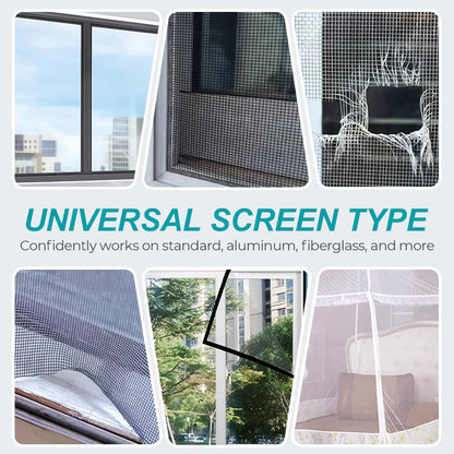 Self-adhesive DIY window screen repair tape