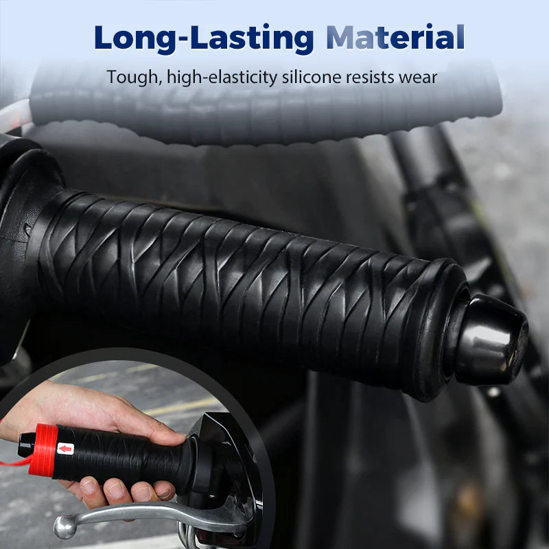 🔥PACK OF 4🔥 Universal Silicone Handlebar & Brake Lever Grip Covers