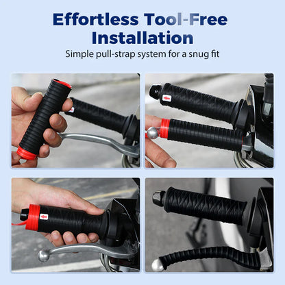 🔥PACK OF 4🔥 Universal Silicone Handlebar & Brake Lever Grip Covers