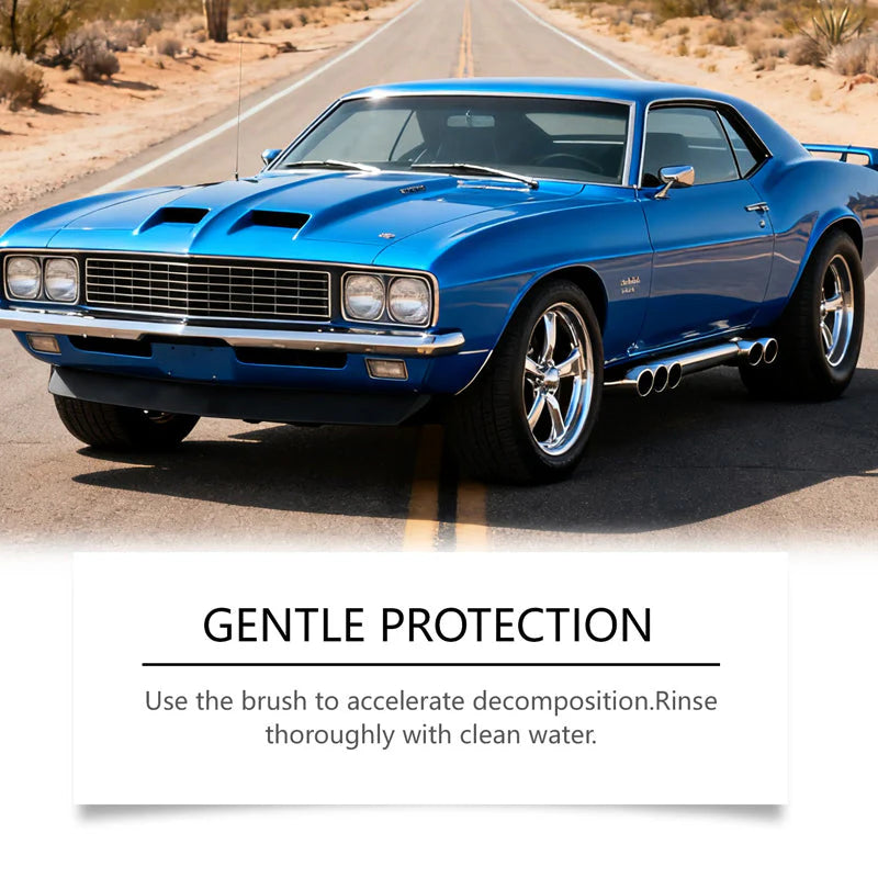 Powerful, multifunctional rust remover spray for cars – works on bumpers, exhaust pipes, and trim, effortlessly removing rust in minutes
