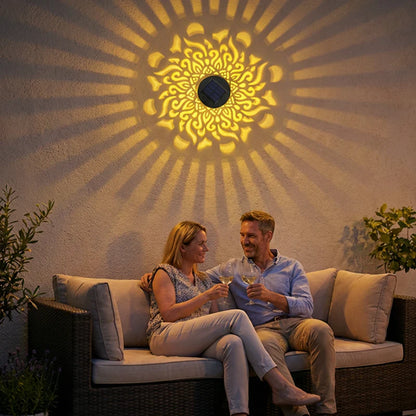 ⏳Limited-time 50% off⏰Solar-Powered Mandala Projector Light🏡💡