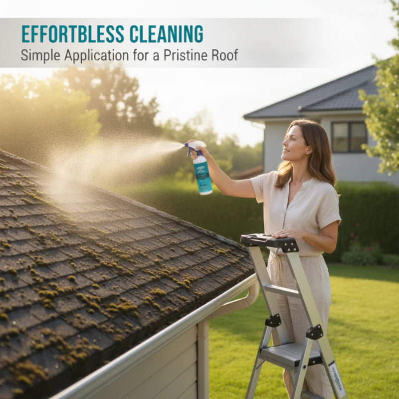 50K+ SOLD!🧴🔥BUY 1 GET 1 FREE🔥 Multi‑Surface Moss Remover – Spray & walk away.