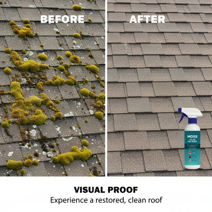 50K+ SOLD!🧴🔥BUY 1 GET 1 FREE🔥 Multi‑Surface Moss Remover – Spray & walk away.