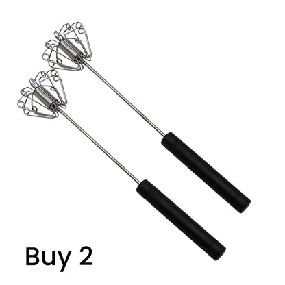 🔥Stainless Steel Semi-Automatic Hand Egg Beater