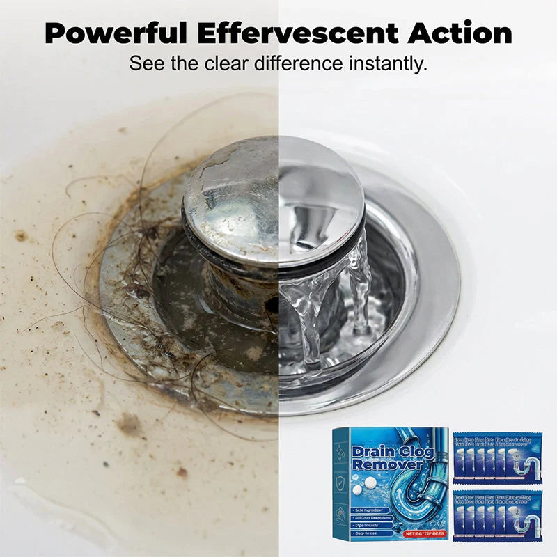 Effervescent Drain Clog Remover Tablets 🔥BUY 1 GET 1 FREE (30 TABLETS)🔥