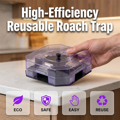 RoachVault - The Reusable Roach Trap That Locks Pests Inside.