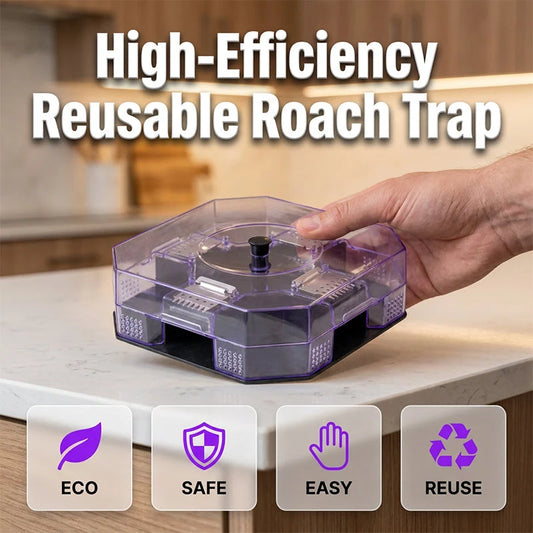RoachVault - The Reusable Roach Trap That Locks Pests Inside.