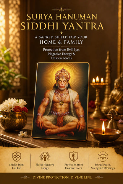 🔥ACTIVATE RAJ YOG IN 21 DAYS🔥Surya Hanuman Siddhi Yantra